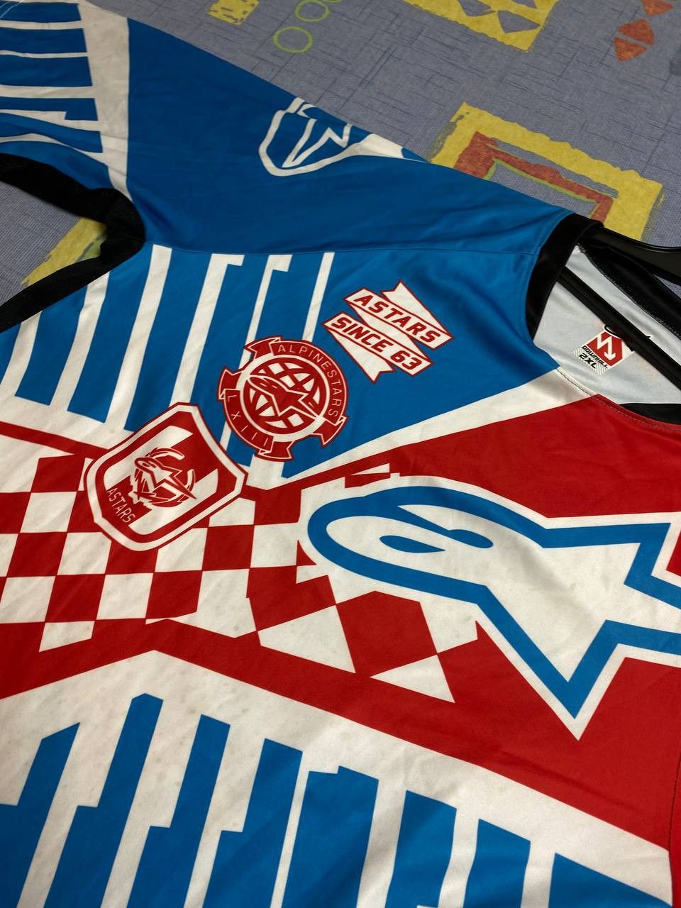 Alpinestars Vintage Alpinestars Jersey Tee big logo Size US XXL / EU 58 / 5 - 6 Thumbnail