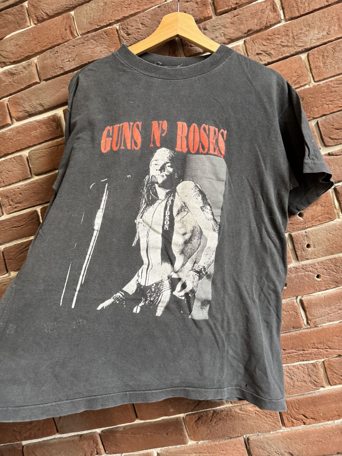 Band Tees Guns N Roses 80s Vintage Tshirt Axl Rose Rare Rock Band Rare Size US M / EU 48-50 / 2 - 2 Thumbnail