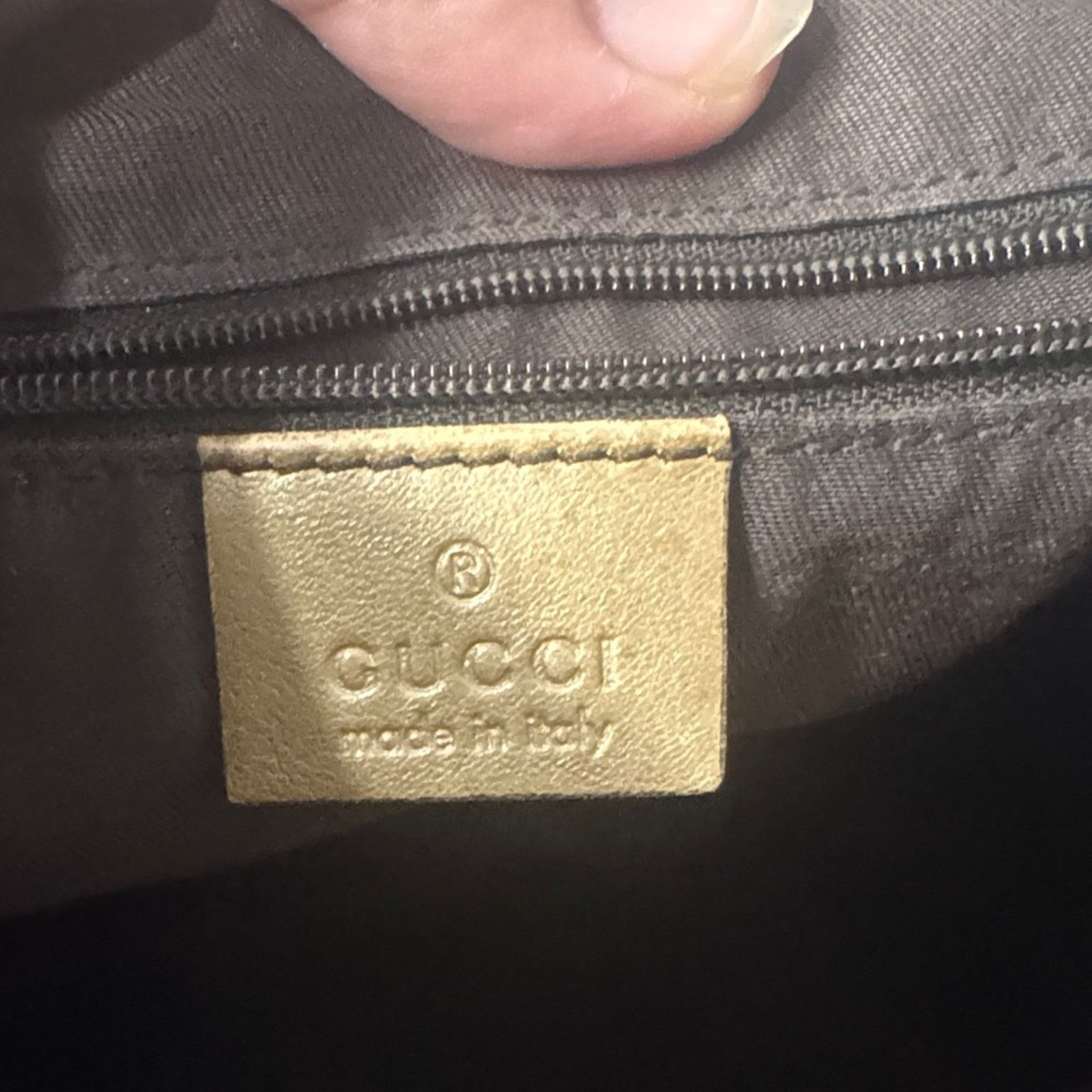 Gucci 💛GUCCI Gold Metallic GG Coated Canvas Hobo Bag 💛 Size ONE SIZE - 13 Thumbnail