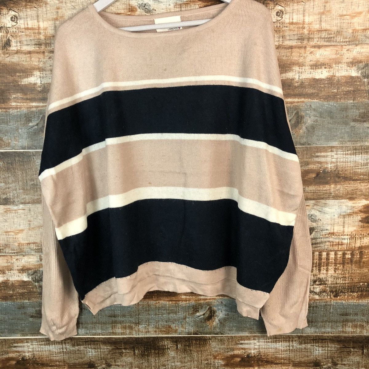 OVER THE STRiPES HK Works London Pink Knitwear #A1469 Size L / US 10 / IT 46 - 3 Thumbnail