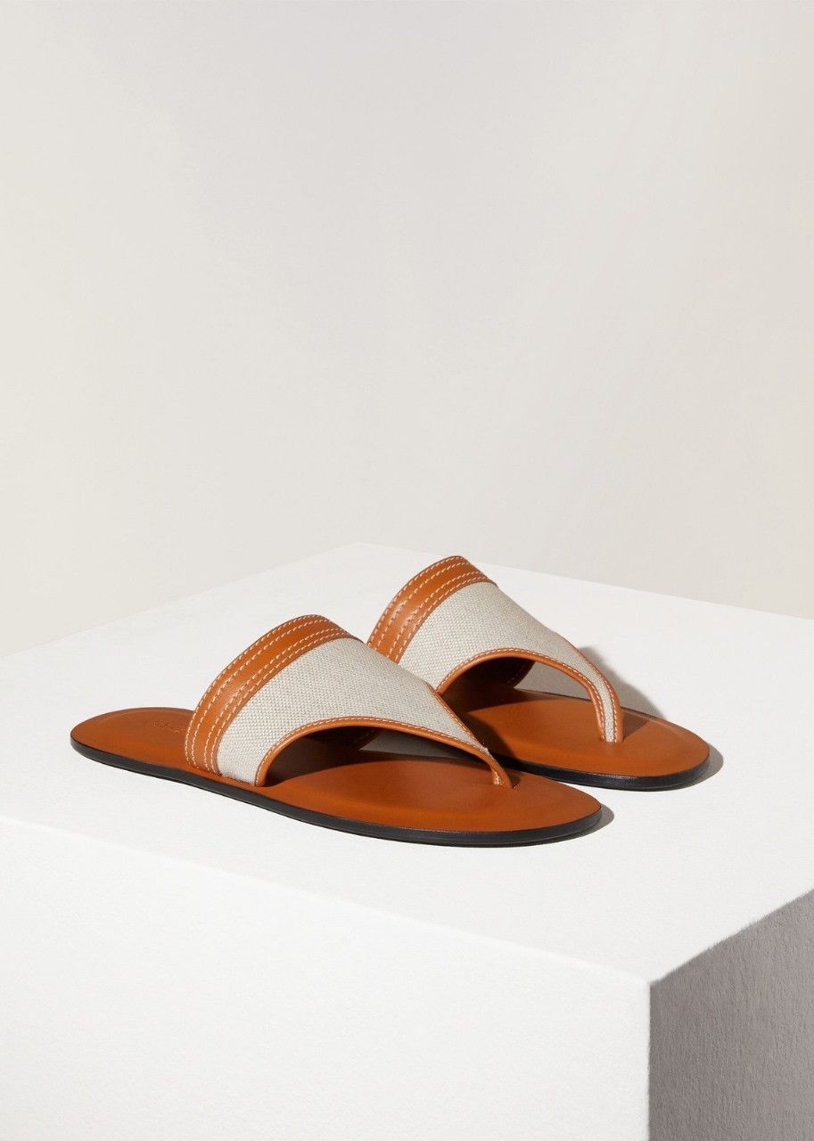 image of Loro Piana O1Srvl11E0424 Sandals In Chocolate, Women's