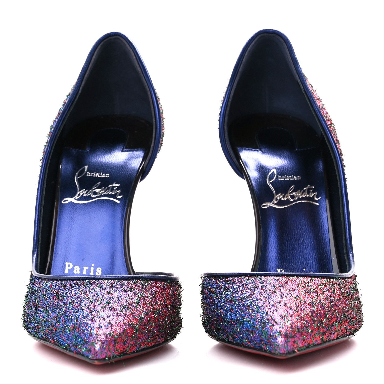 Christian Louboutin o1s1wg110924 Kate 100 Starlight Pumps in Multicolor Size US 10 / IT 40 - 2 Thumbnail
