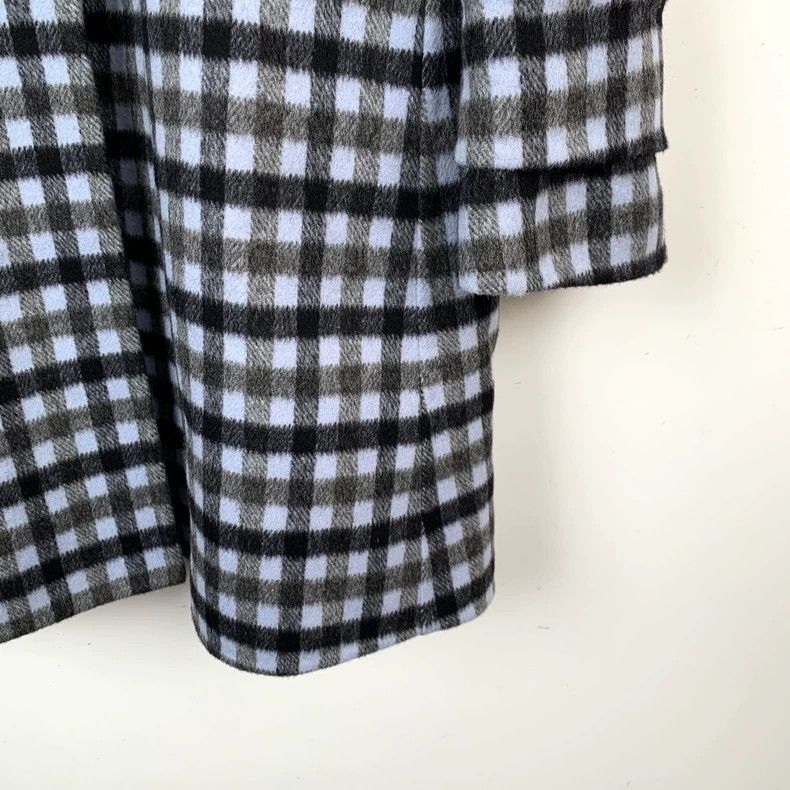 Prada Prada Color-blocked lapel plaid wool belt coat 2501-Nextarr Size US S / EU 44-46 / 1 - 4 Thumbnail