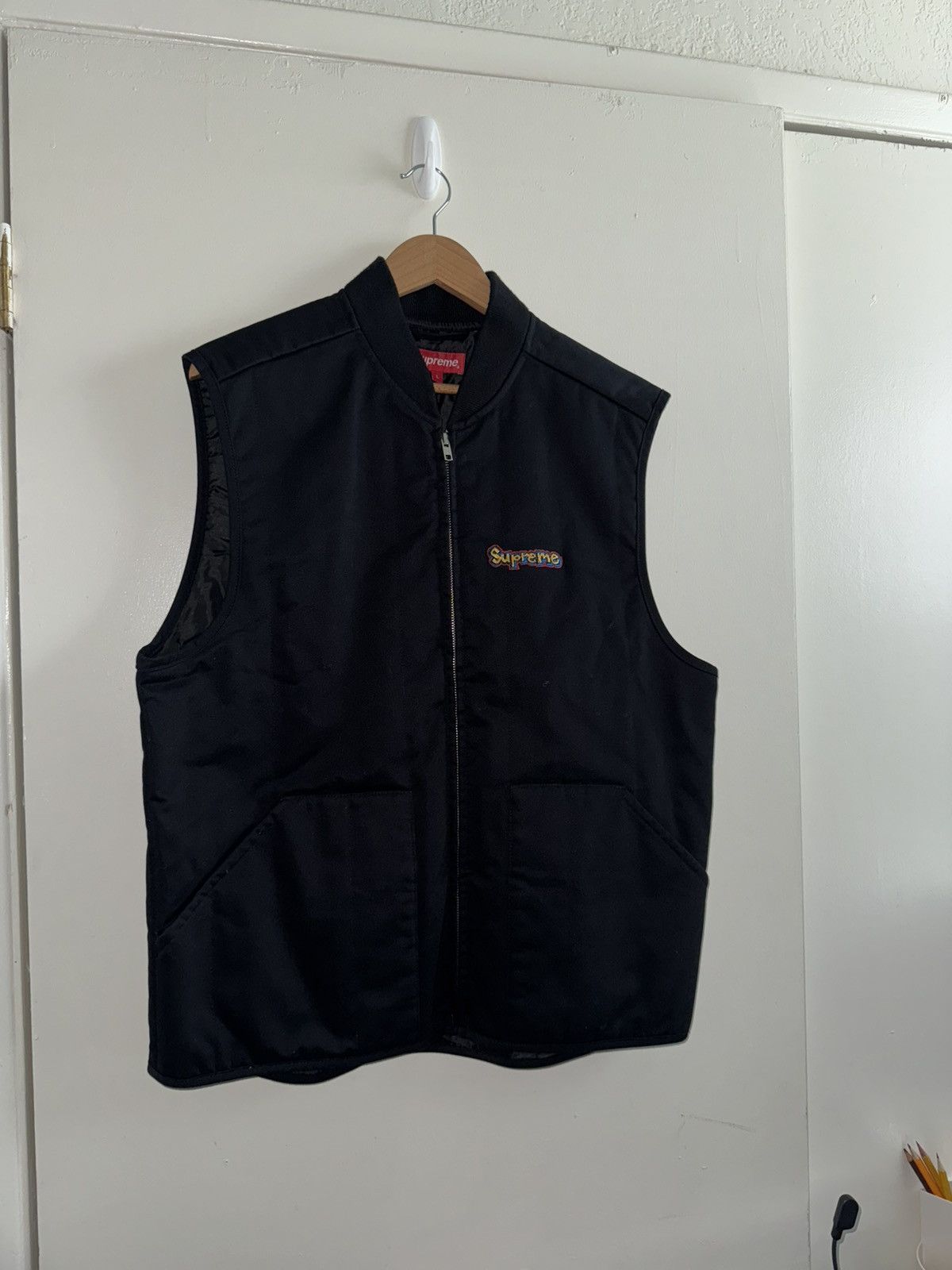 Store Supreme Gonz Shop Vest FW18 BLACK