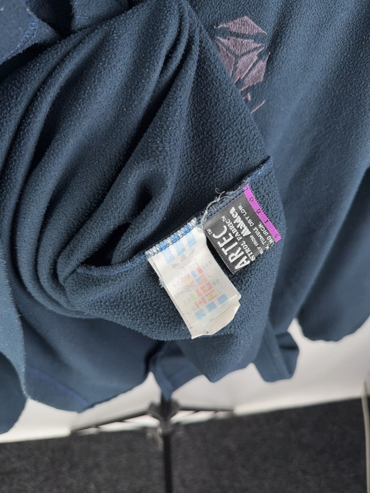 Adidas × Vintage Adidas Vintage Fleece Outdoor 1/3 Zip Y2K Sweatshirt 00s Size US L / EU 52-54 / 3 - 4 Thumbnail