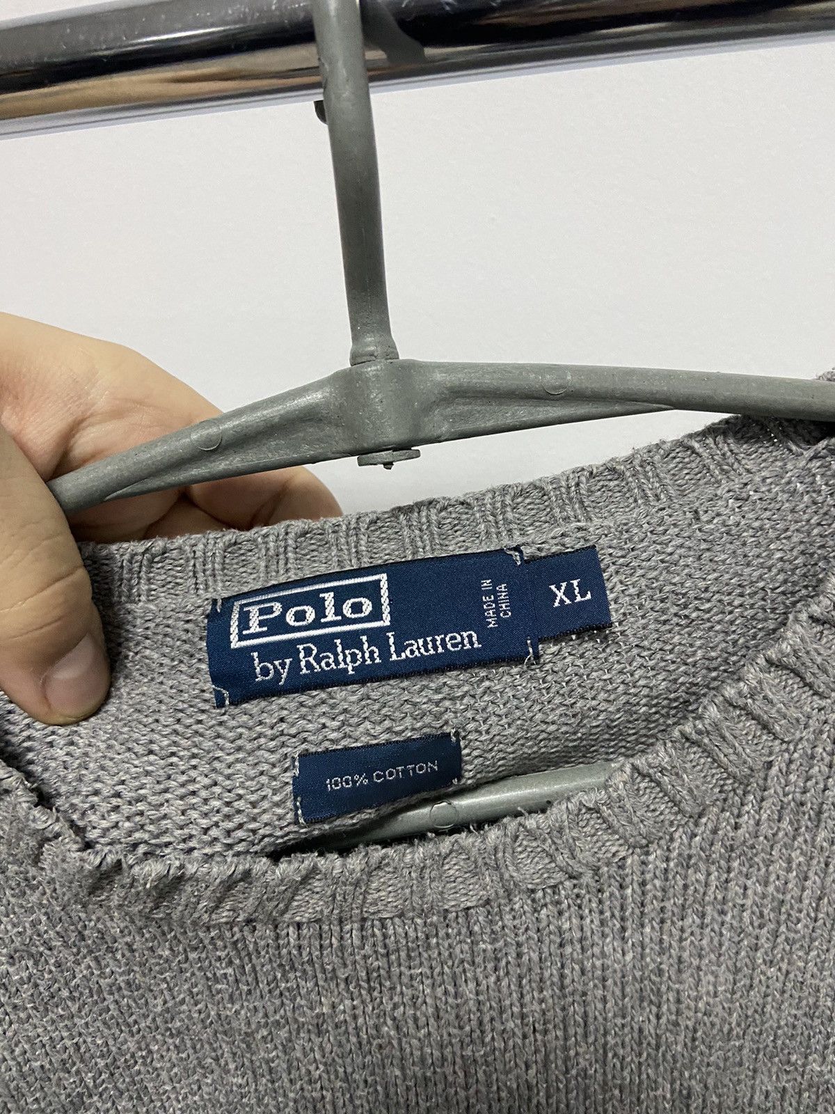 Polo Ralph Lauren × Vintage Polo Ralph Lauren sweater Knitted vintage 90s Size US XL / EU 56 / 4 - 4 Thumbnail