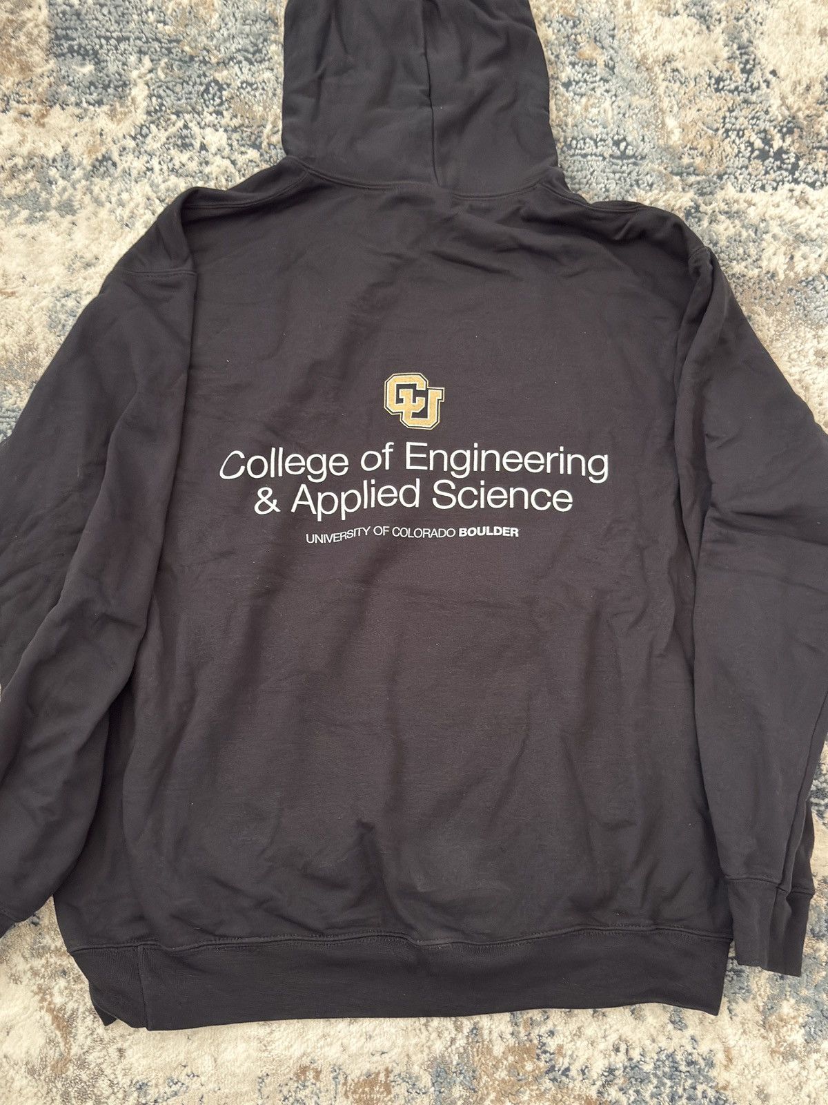 Vintage Rare cu boulder engineering hoodie Size US L / EU 52-54 / 3 - 1 Thumbnail
