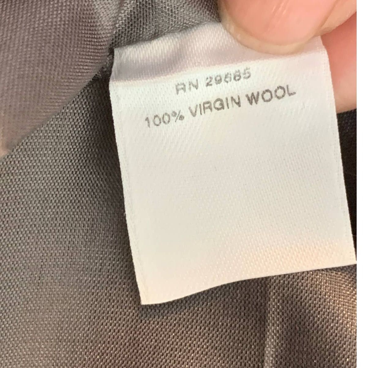 Pendleton gray plaid virgin wool straight legs pants size 16