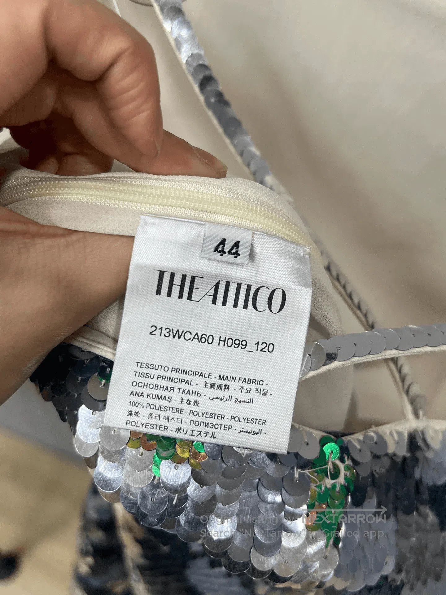 The Attico The Attico Scales Dress. Size M / US 6-8 / IT 42-44 - 5 Thumbnail