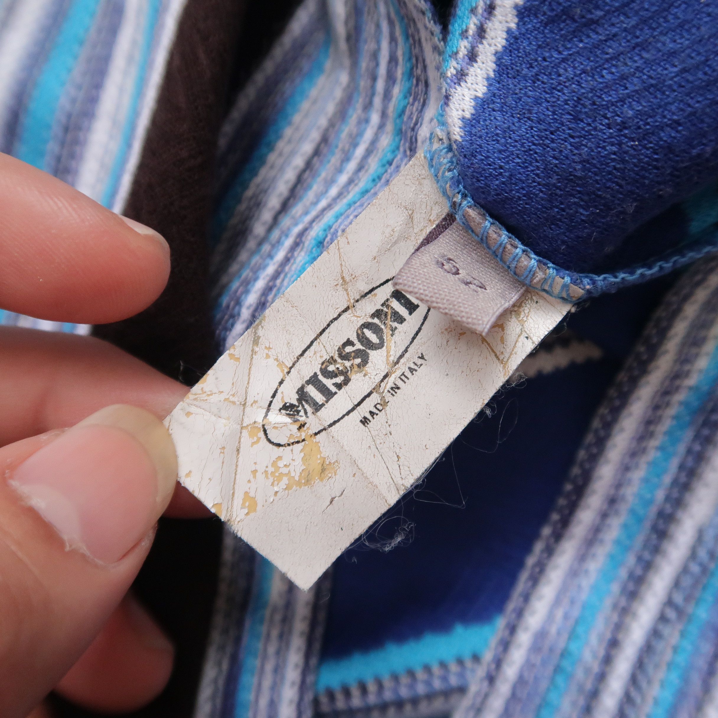 Missoni Vintage 90s Missoni Sport Psychedelic Polo Shirt Size US M / EU 48-50 / 2 - 11 Thumbnail