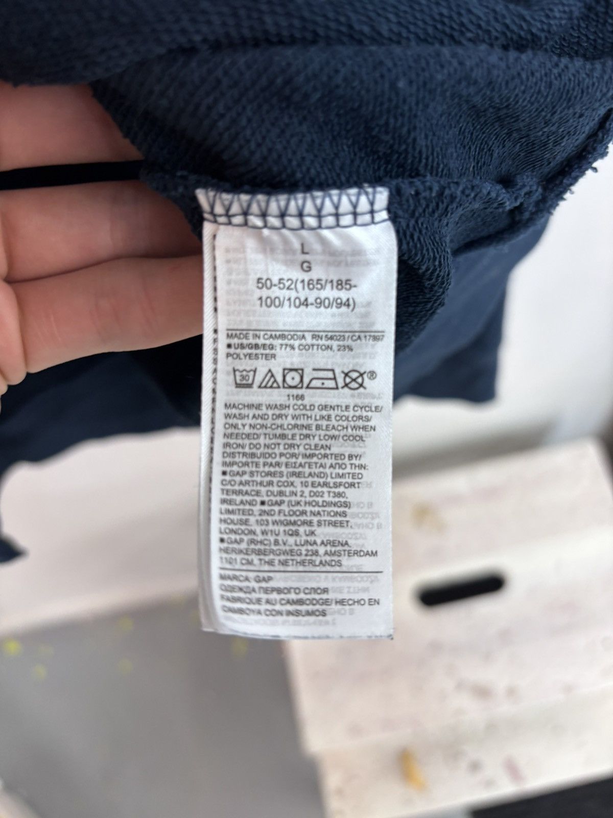Gap Gap blue sweatshirt Size US L / EU 52-54 / 3 - 5 Thumbnail