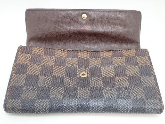 Louis Vuitton Louis Vuitton Porte Monnaie Wallet Damier Ebene N61725 Size ONE SIZE - 9 Thumbnail