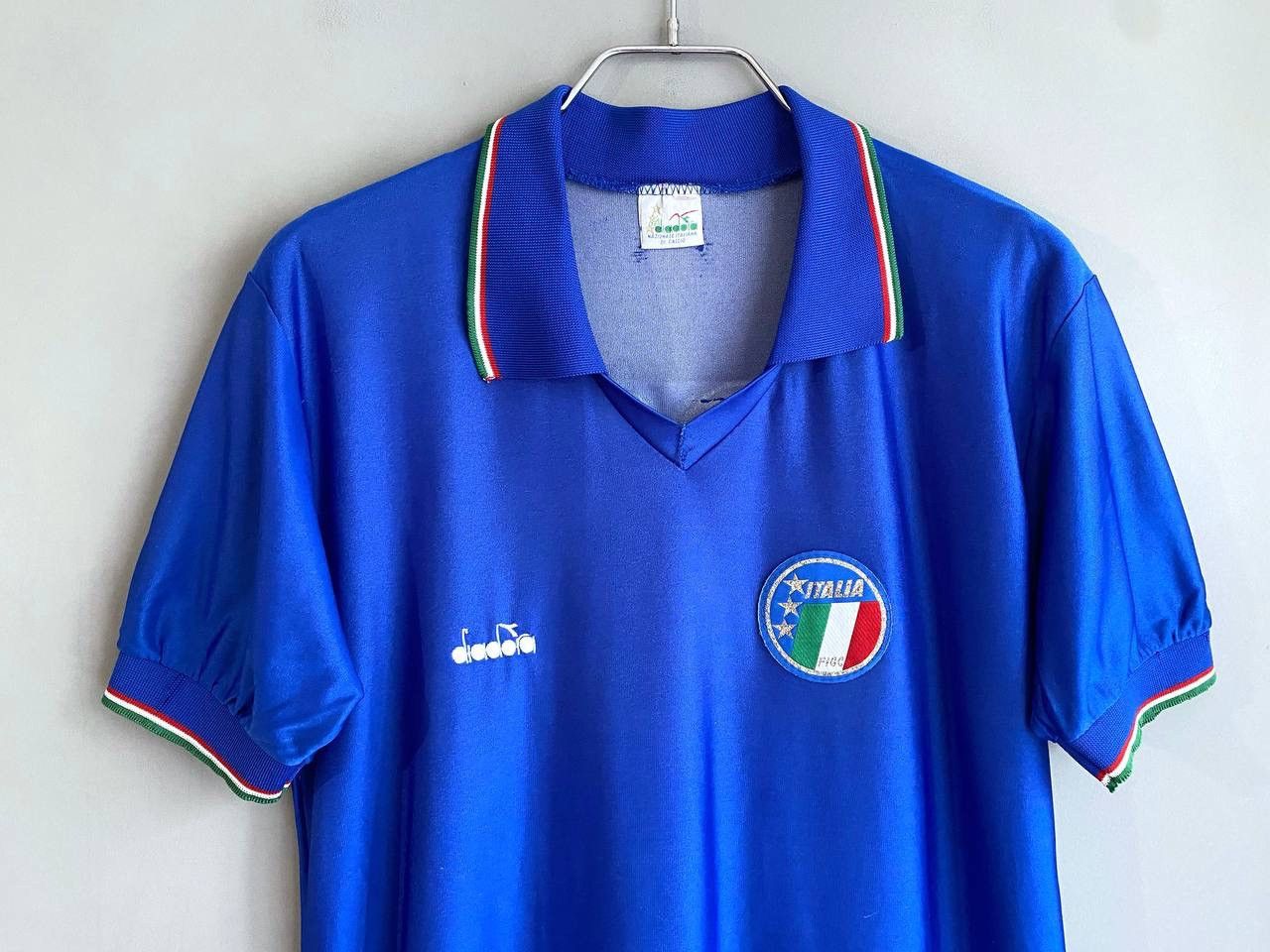 Diadora Italy National Team 1986-90 Football Soccer Jersey 7 MALDINI Size US M / EU 48-50 / 2 - 4 Thumbnail