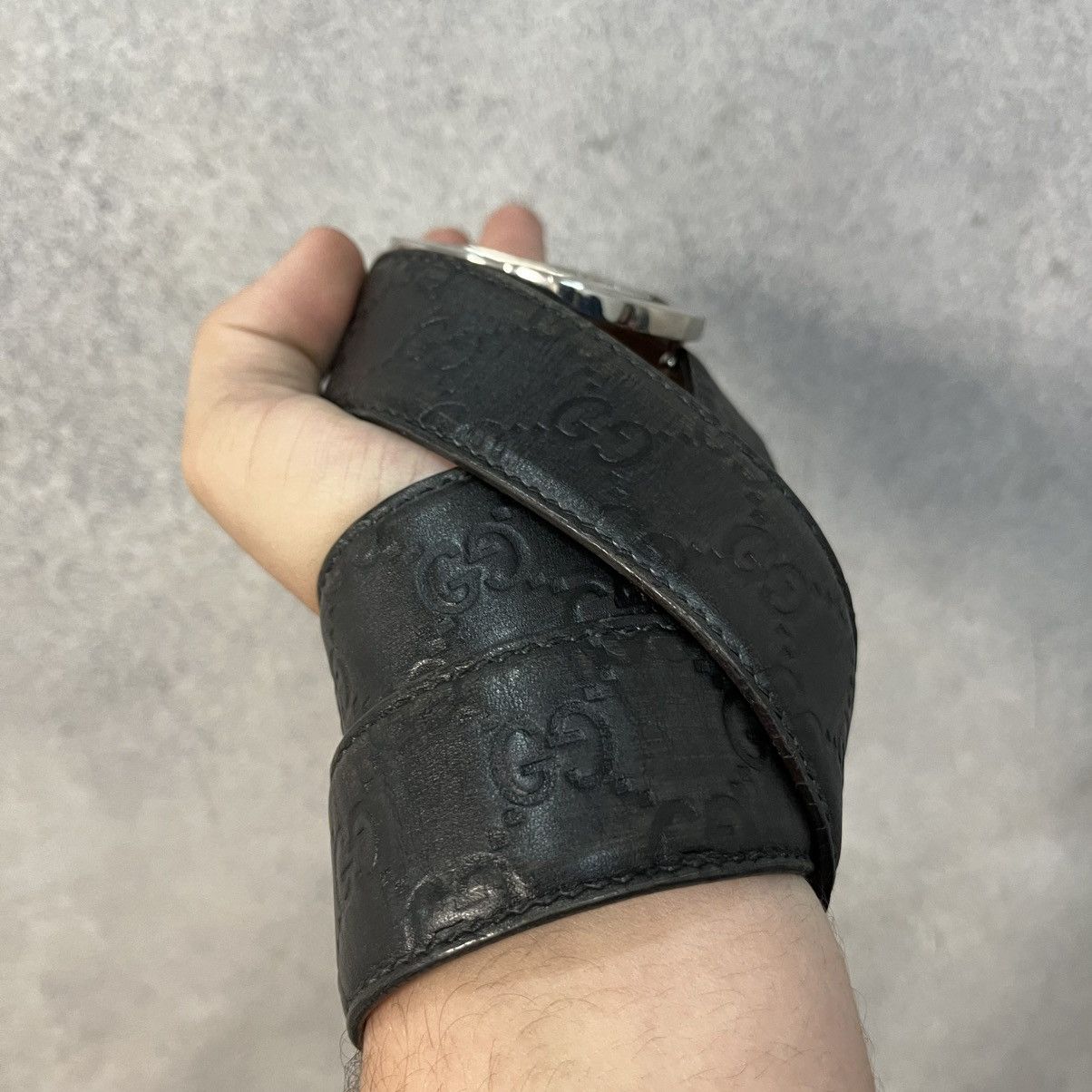 Gucci Gucci Belt GG Monogram Black Size ONE SIZE - 4 Thumbnail