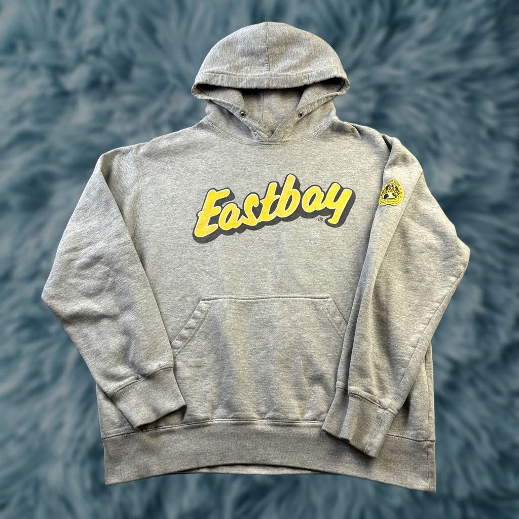 Vintage VINTAGE Eastbay Hoodie Mens M Gray Mail Order Catalog Y2K Size US M / EU 48-50 / 2 - 1 Thumbnail