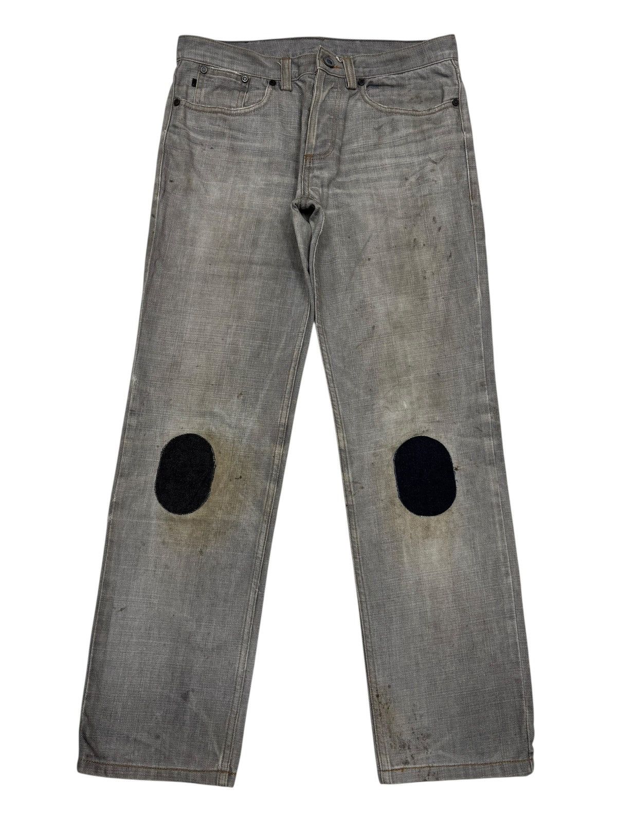 Givenchy GIVENCHY Destroyed Dirt Wash Jeans Knee Patches Size US 30 / EU 46 - 7 Thumbnail