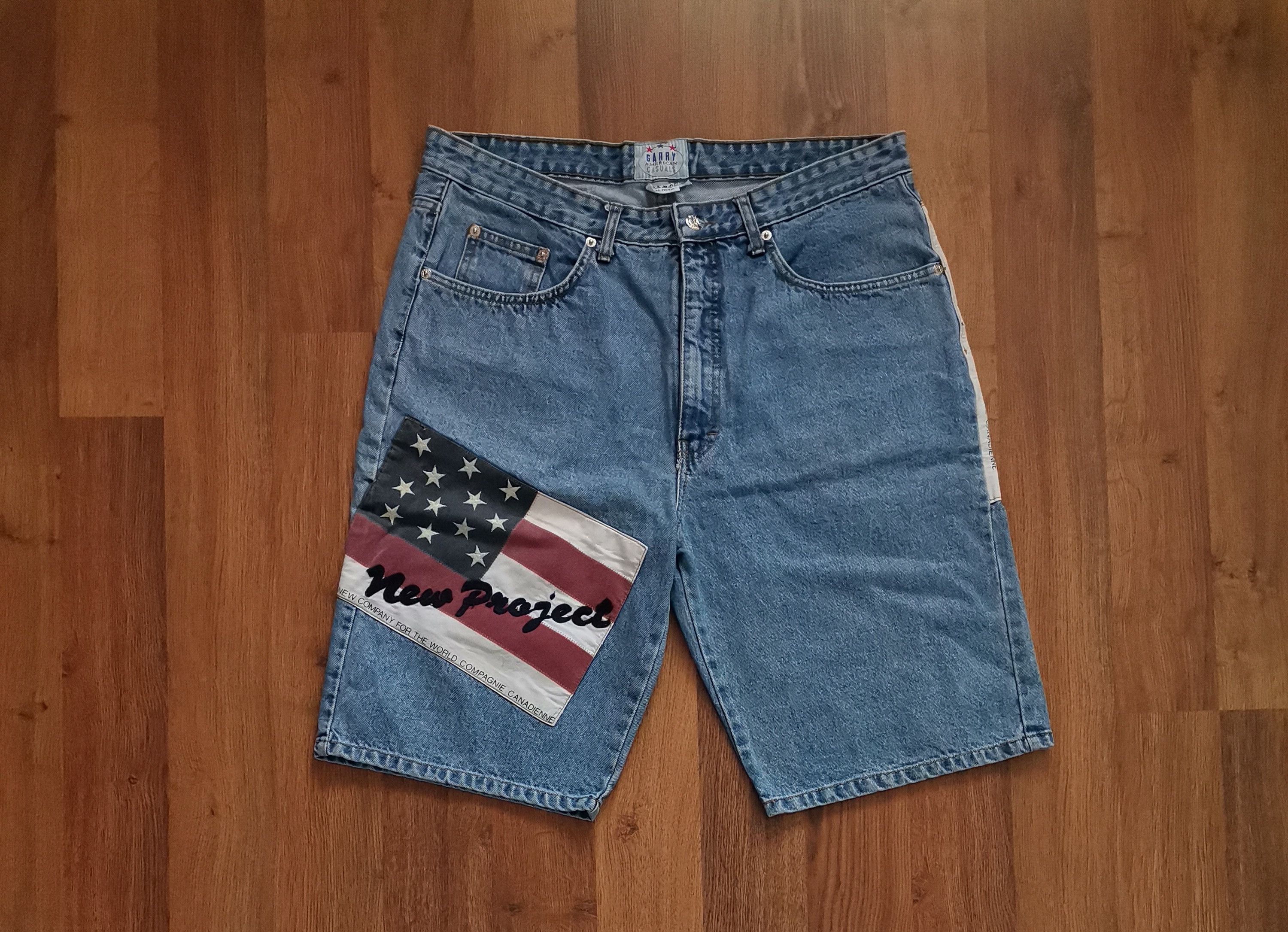 Vintage Vintage Garry Denim Shorts Size US 34 / EU 50 - 1 Thumbnail