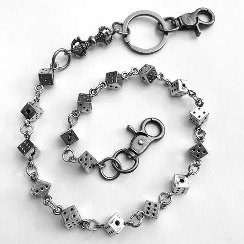 Jewelry Dice Wallet Chain, Pants Chain Size ONE SIZE - 3 Thumbnail
