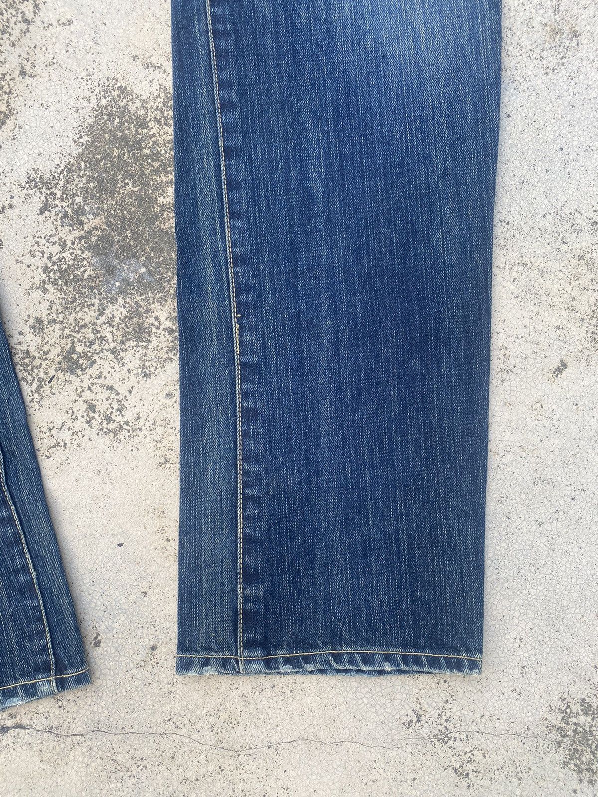 If Six Was Nine × Japanese Brand × PPFM PPFM Double Waist Distressed Zipper Denim Jeans Size US 31 - 11 Thumbnail