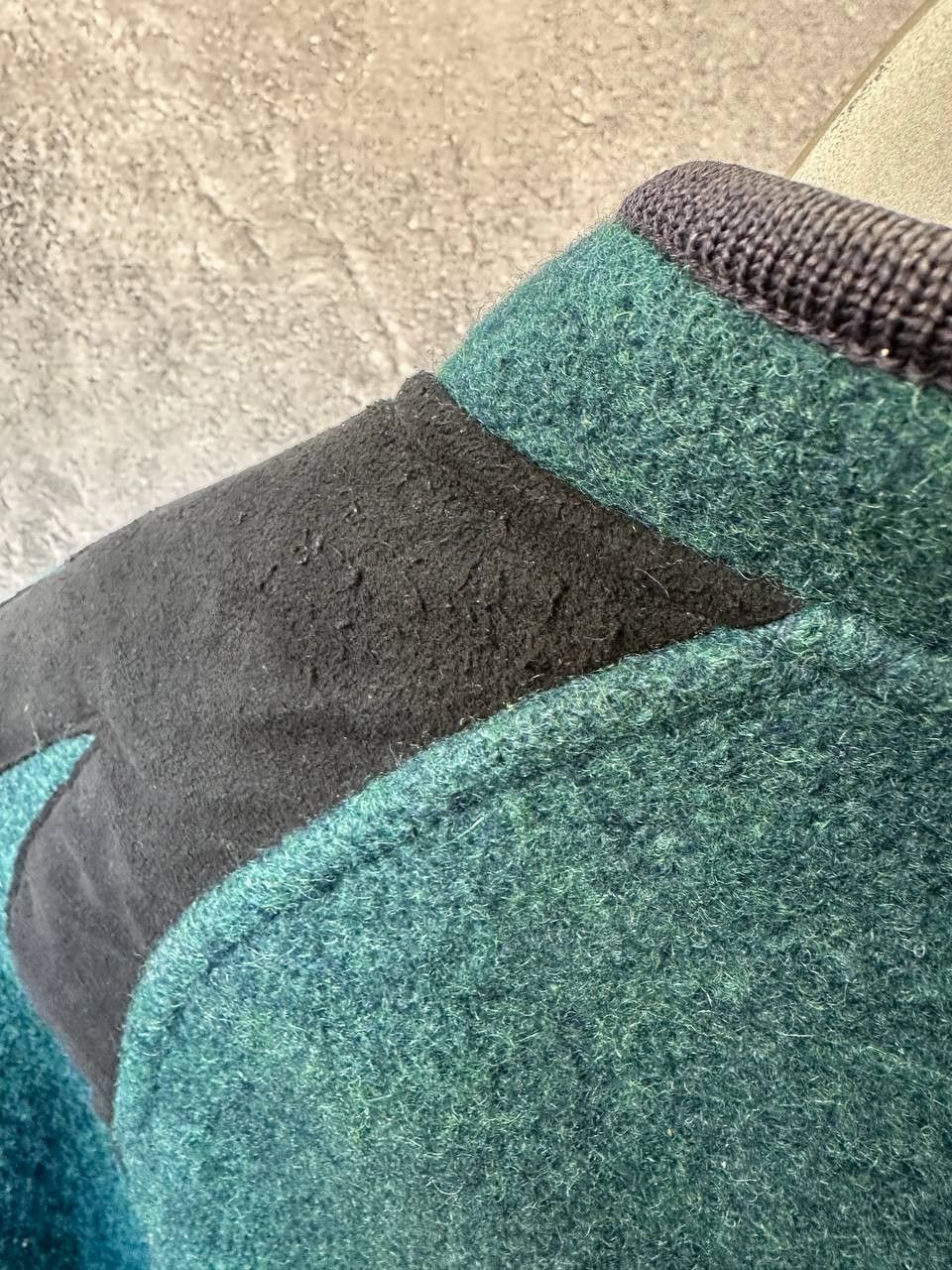 Designer × Kurt Geiger × Vintage Geiger Austria Boiled Wool Jacket Green Black Vintage Size M / US 6-8 / IT 42-44 - 12 Thumbnail