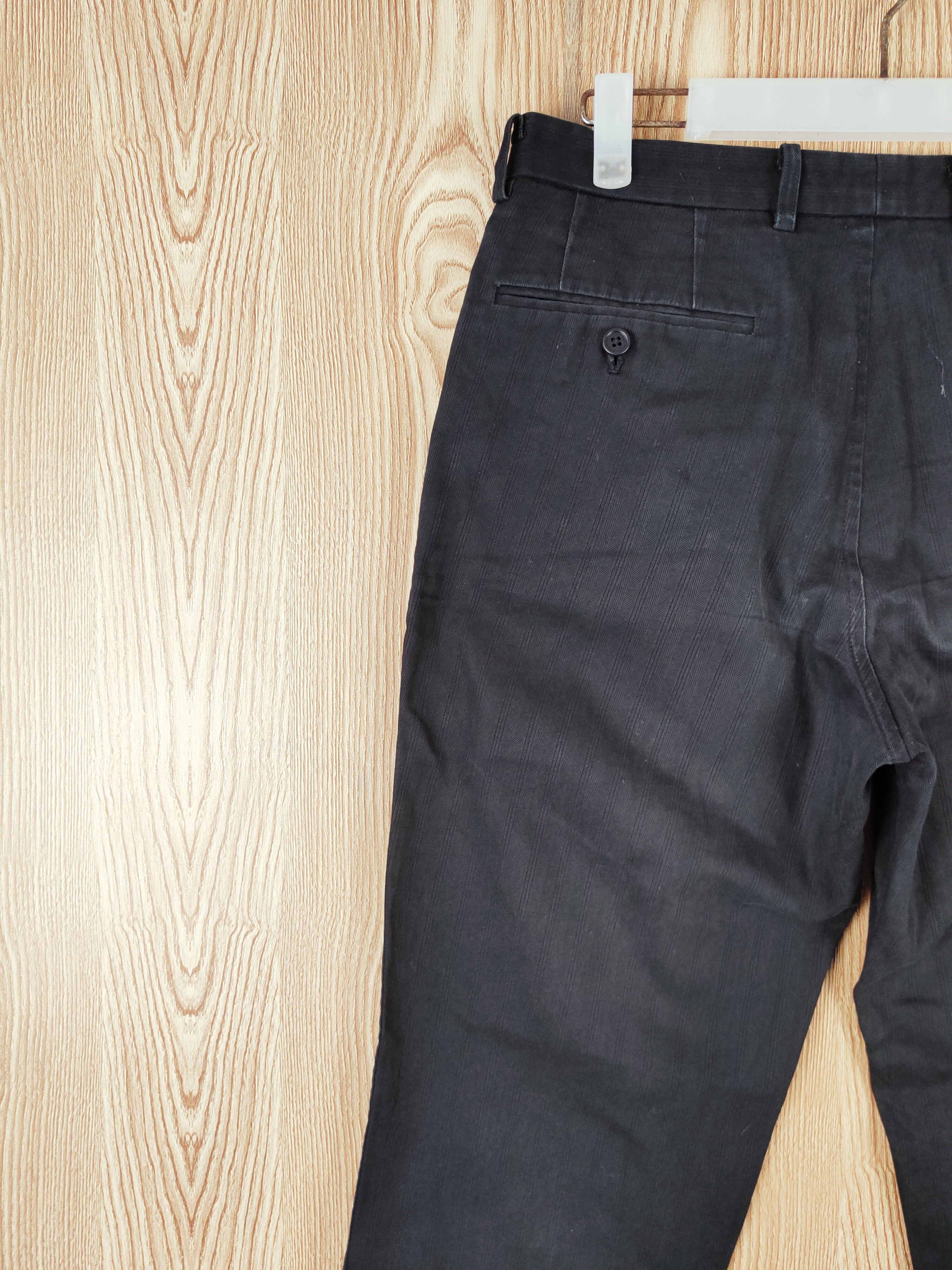 Japanese Brand Les Mues Black Faded Multipocket Casual Pants #S2778 Size US 31 - 8 Thumbnail