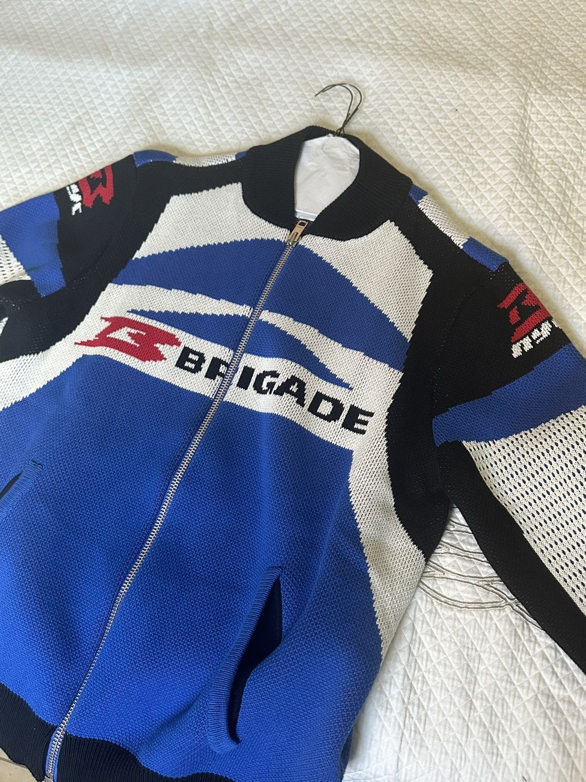 Brigade Brigade NYC Moto Zip Knit Jacket Size US M / EU 48-50 / 2 - 1 Thumbnail