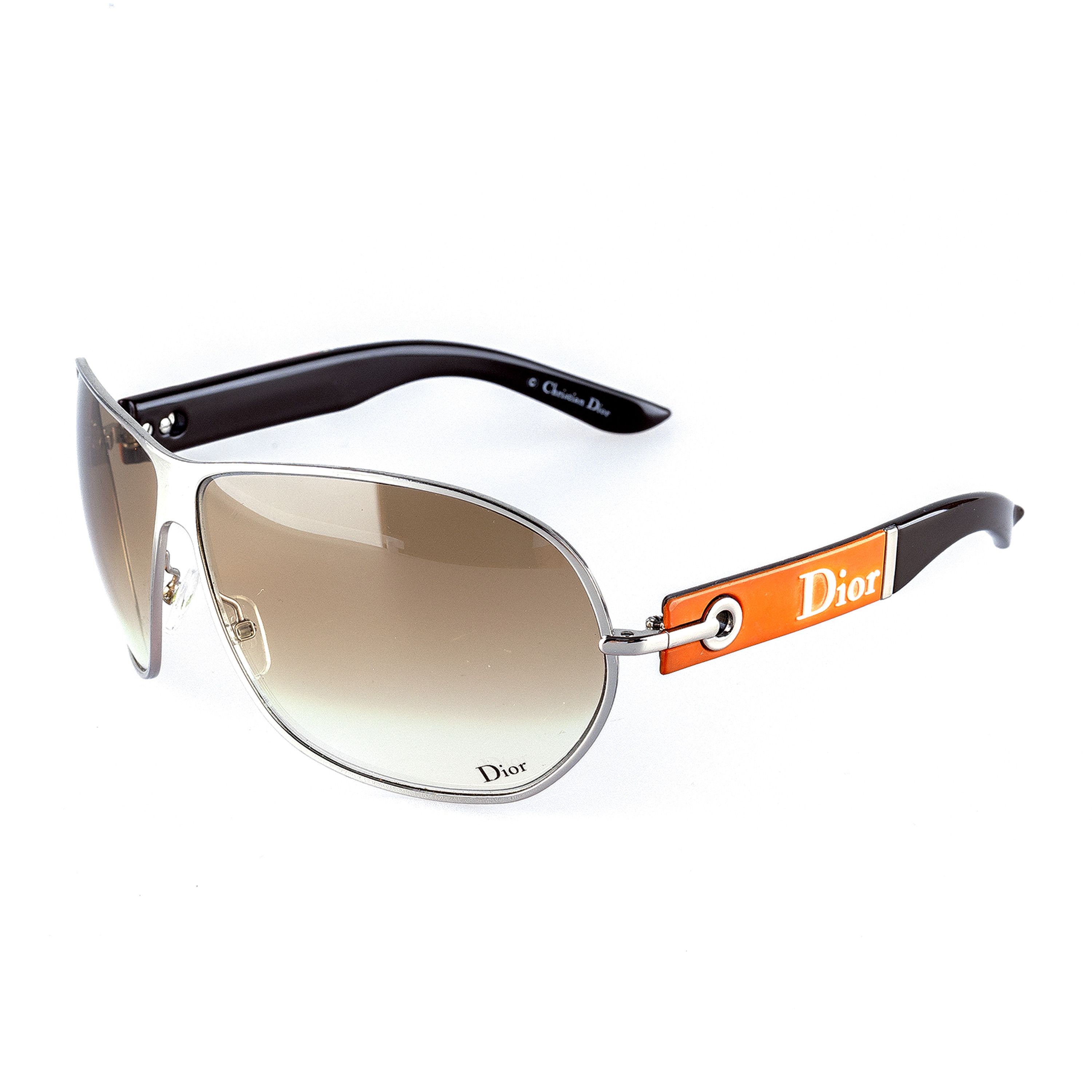 Dior Dior “Dior Logo 2” DTFYP Black/Orange Sunglasses Size ONE SIZE - 1 Thumbnail