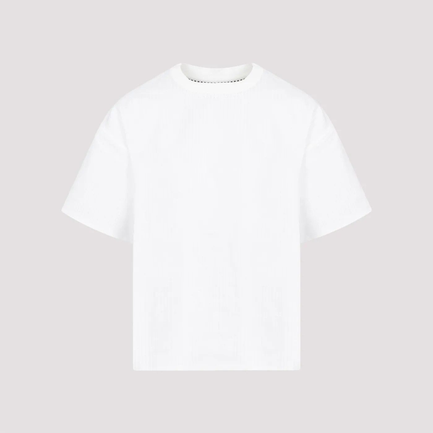 Bottega Veneta o1n1vont1225 Double Layer Striped Cotton T-Shirt in White Size S / US 4 / IT 40 - 1 Thumbnail