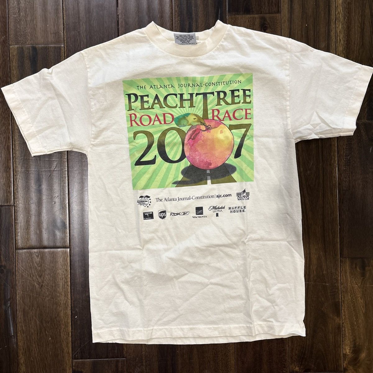 Reebok Vintage 2007 Atlanta Peachtree Road Race Reebok T-Shirt Md Size US M / EU 48-50 / 2 - 1 Thumbnail