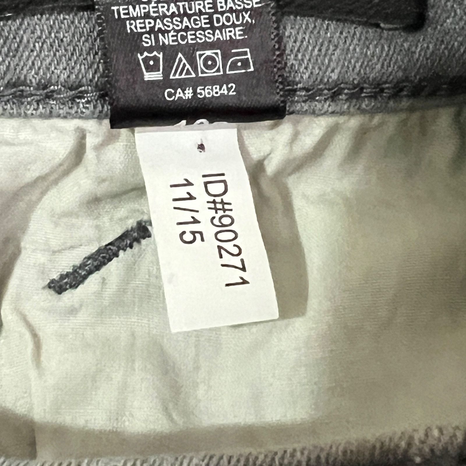 Express Light Gray Mid Rise Legging Jegging Stretch Jeans Size 34" / US 12 / IT 48 - 11 Thumbnail