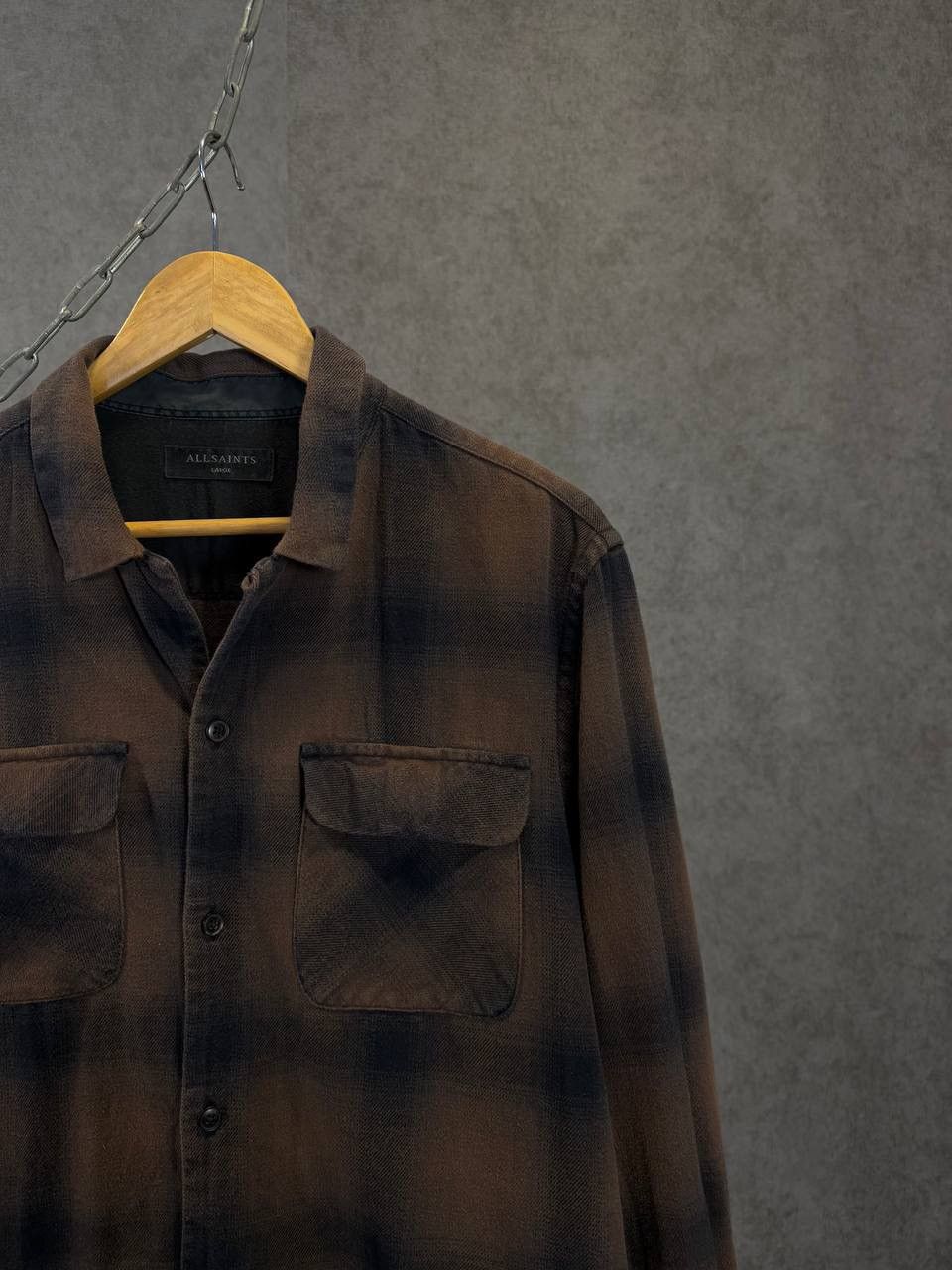 Allsaints Allsaints designer flannel shirt Size US L / EU 52-54 / 3 - 2 Thumbnail