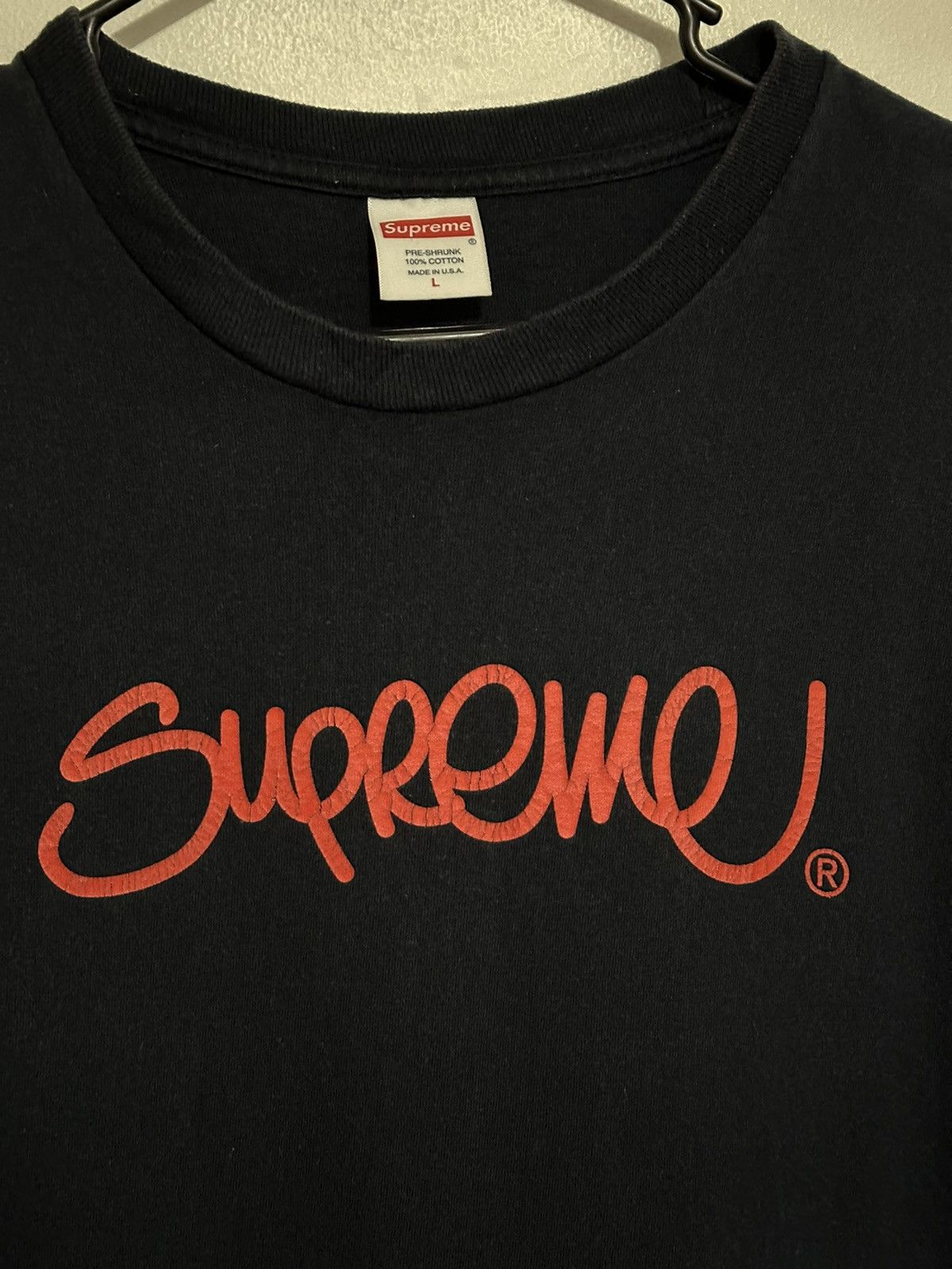 Supreme Supreme Handstyle Tee Size US L / EU 52-54 / 3 - 2 Thumbnail