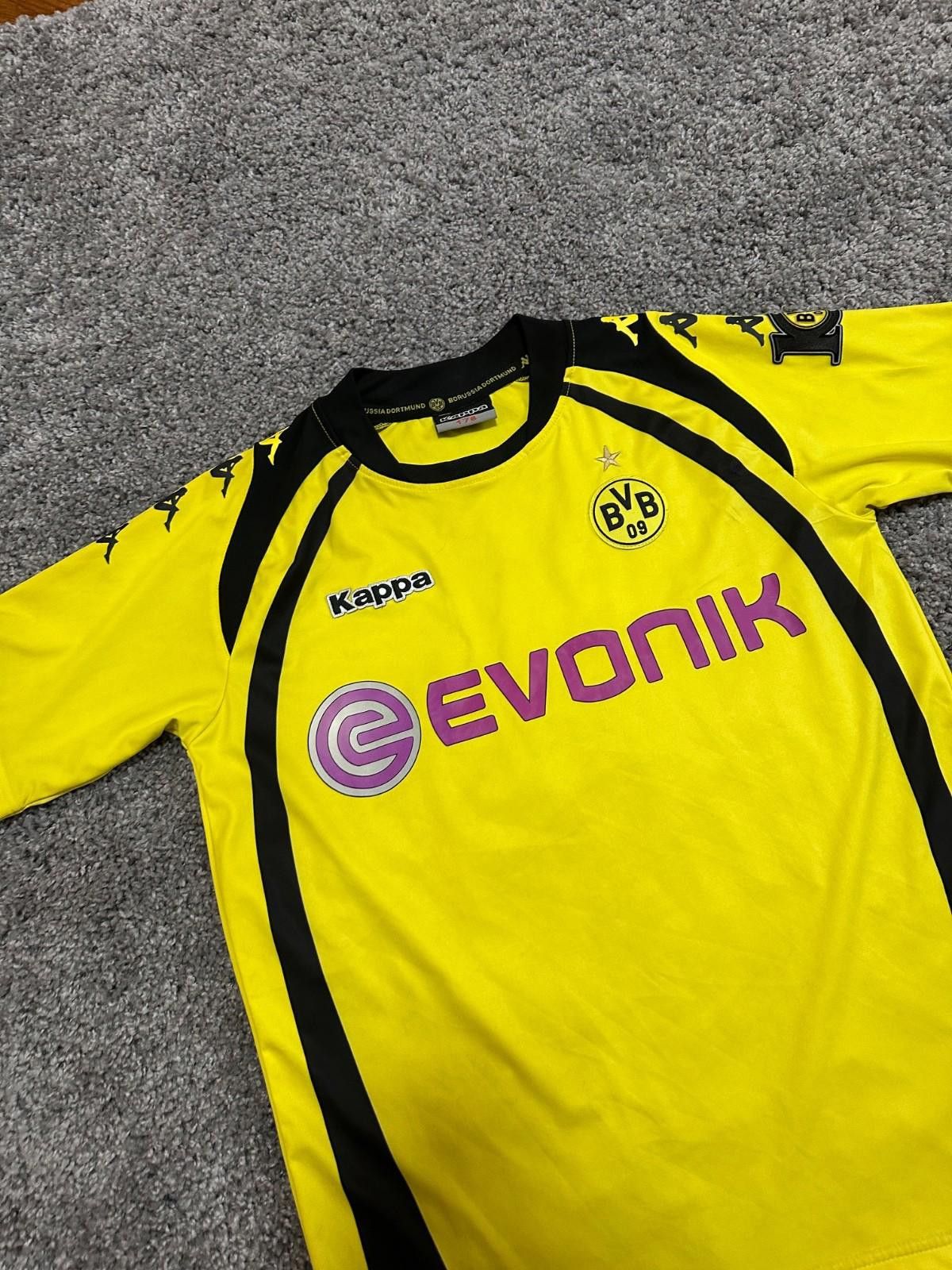 Kappa BORUSSIA DORTMUND 2009/10 FOOTBALL SOCCER SHIRT JERSEY LUCAS Size US XS / EU 42 / 0 - 3 Thumbnail