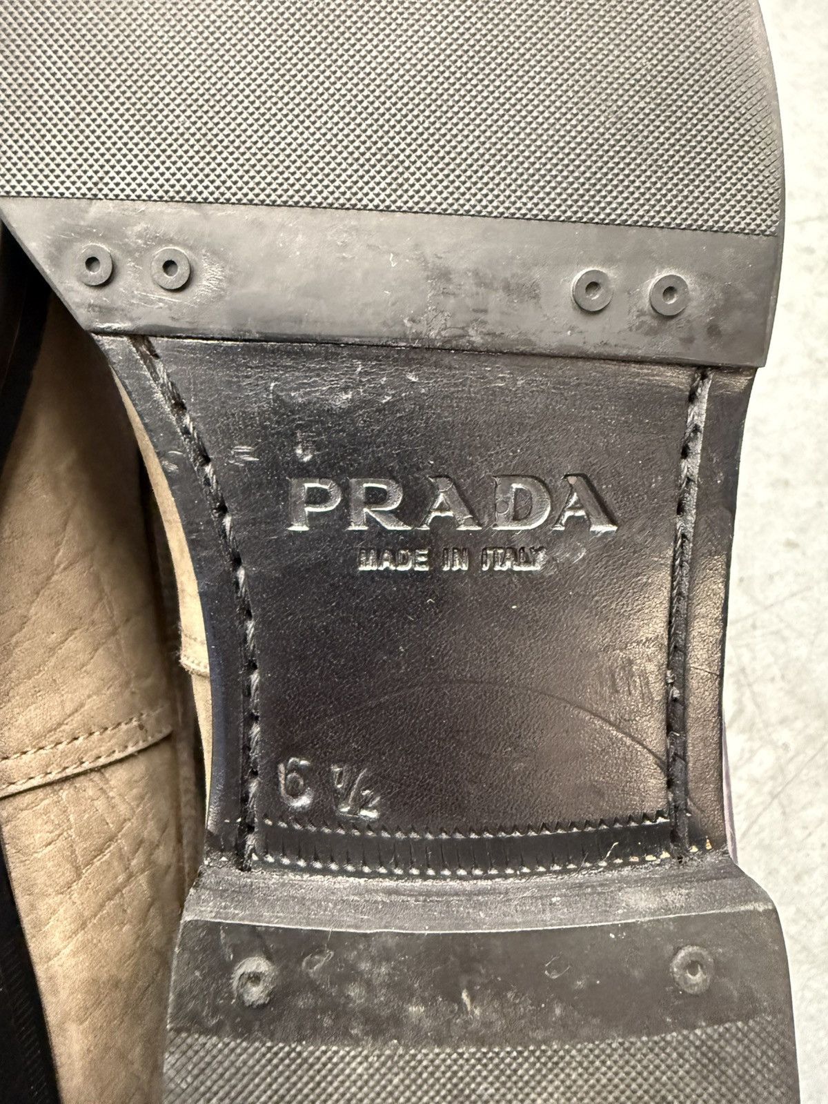 Prada Prada Capra Nero Brown Suede Dress Shoes Prada 6.5 / US 8 Size US 8 / EU 41 - 13 Thumbnail