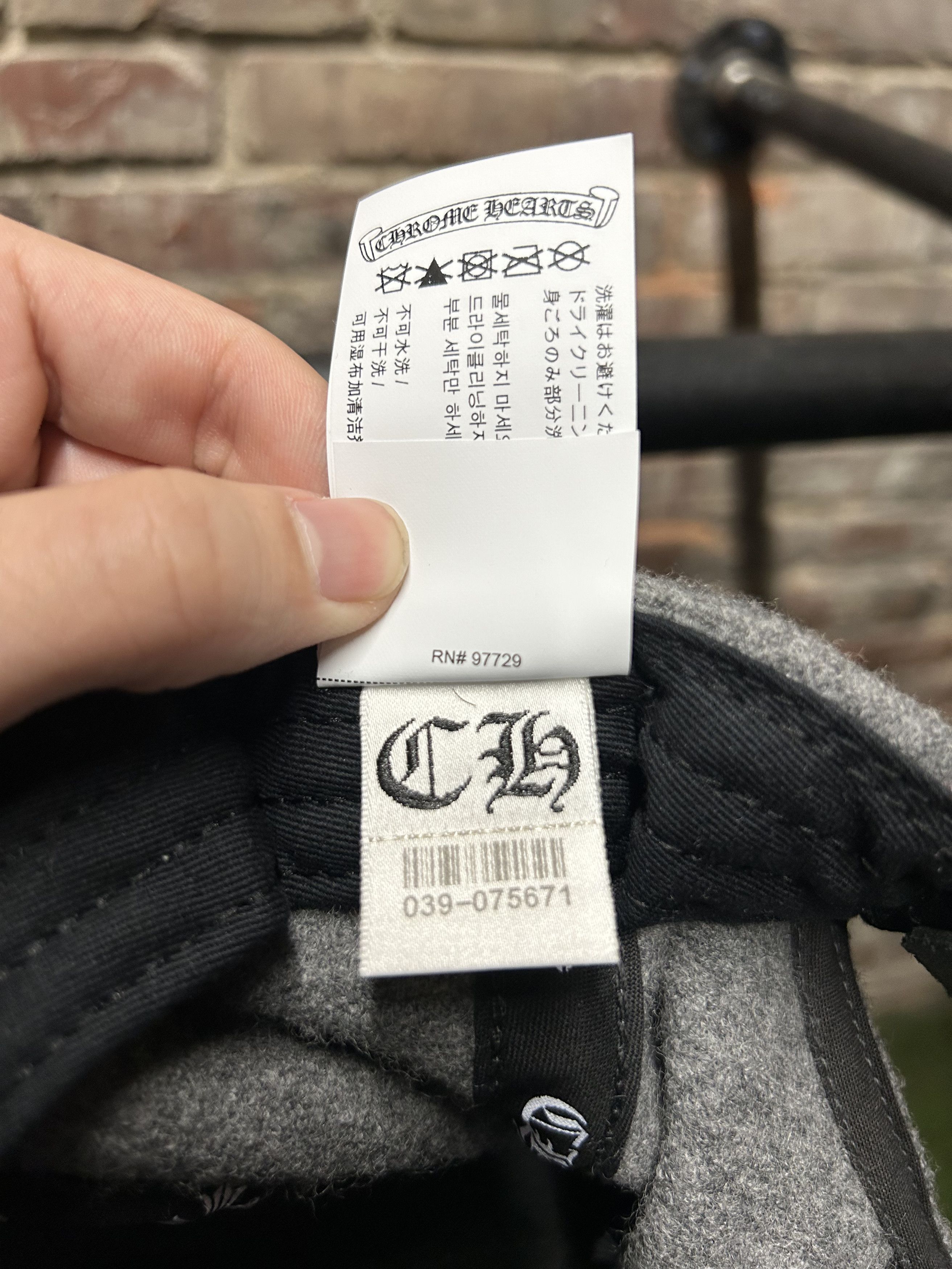 Chrome Hearts Chrome Hearts Logo Wool Hat Size ONE SIZE - 10 Thumbnail