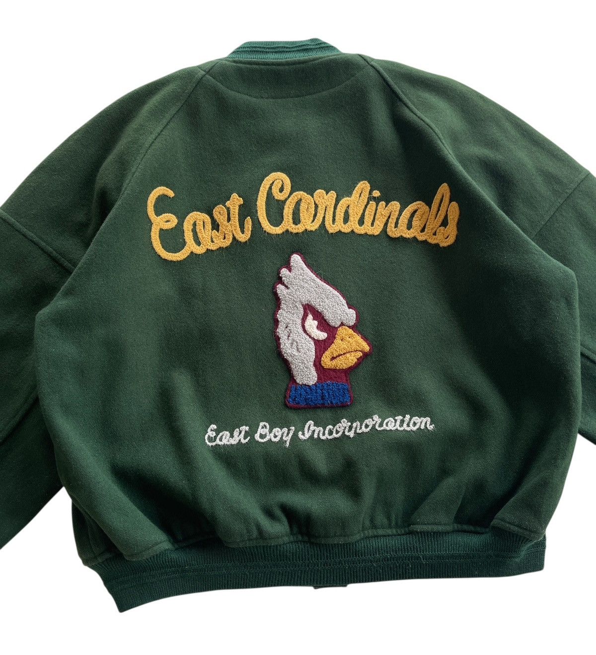 Japanese Brand Vintage East Cardinals Wool Bomber Jacket Size US M / EU 48-50 / 2 - 5 Thumbnail