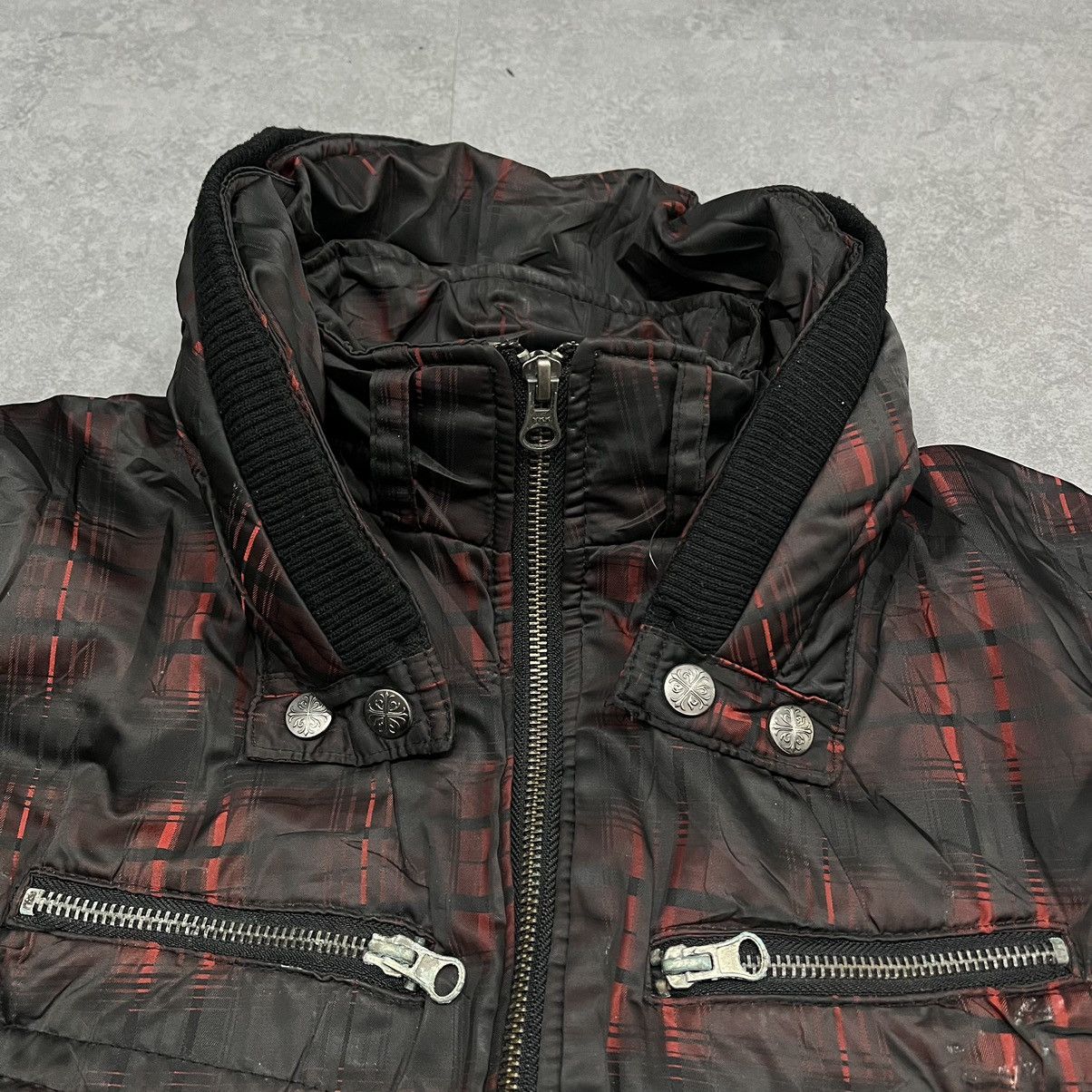 14th Addiction 2000s SEMANTIC DESIGN PLAID BONO JACKET Size US L / EU 52-54 / 3 - 8 Thumbnail