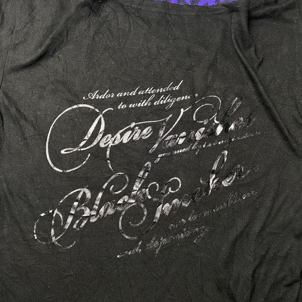 If Six Was Nine 2000's Beaumere Double Layer Asymetric Poem Shirt Size US S / EU 44-46 / 1 - 2 Thumbnail