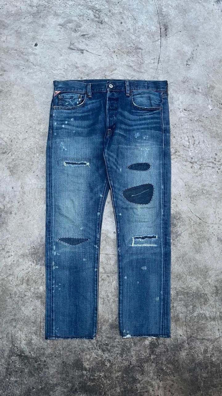 Denim & Supply Ralph Lauren Denim & Supply Ralph Lauren Patchwork Denim Pants Size US 32 / EU 48 - 1 Thumbnail