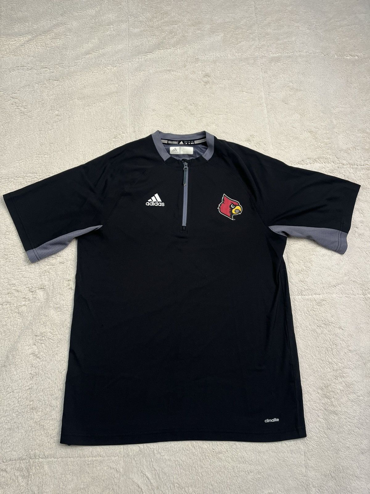 Adidas Adidas NCAA Louisville Cardinals Team Issued Pullover Warmup Size US M / EU 48-50 / 2 - 1 Thumbnail