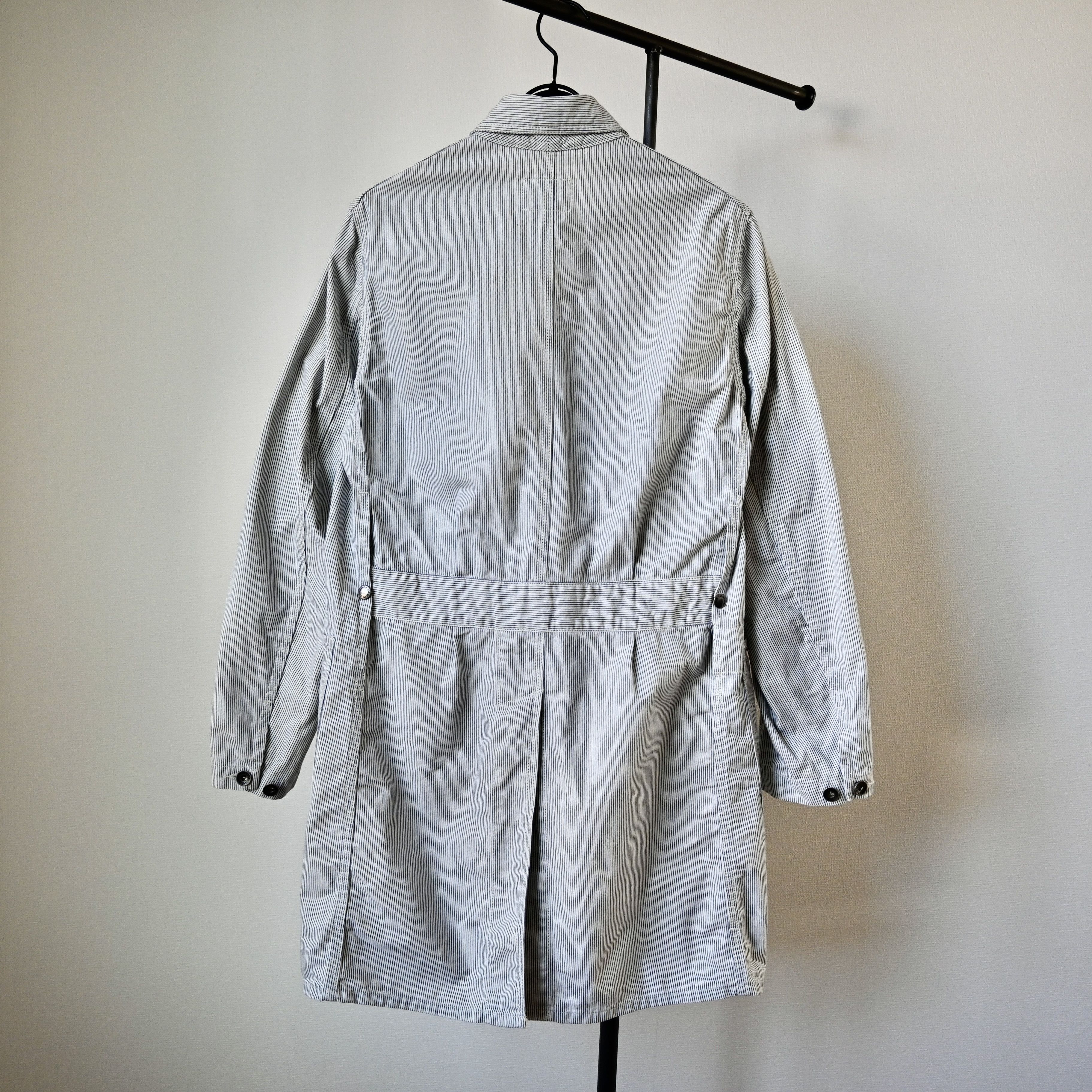 Engineered Garments VTG 2000s Engineered Garments hickory twill "Shop Coat" Size US S / EU 44-46 / 1 - 2 Thumbnail
