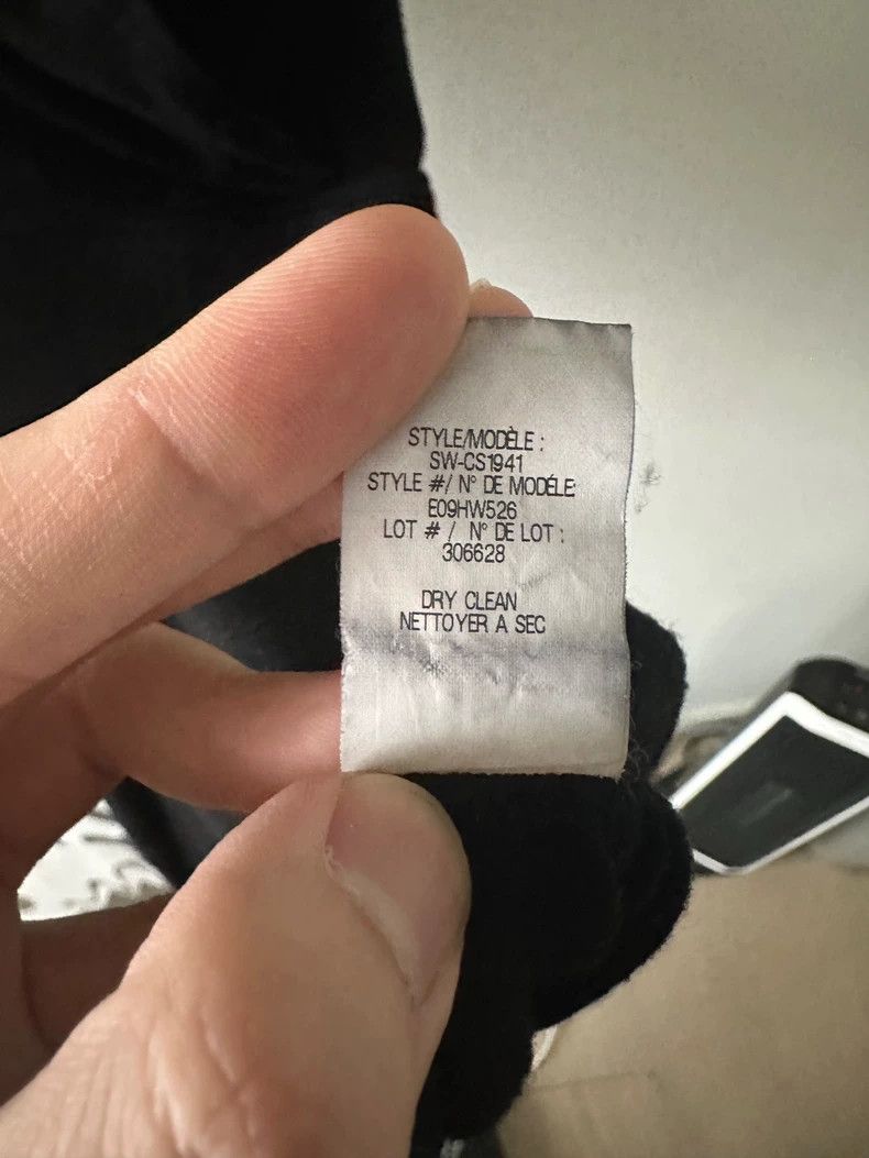 Helmut Lang HELMUT LANG Black dress with sand dune style Size S / US 4 / IT 40 - 5 Thumbnail