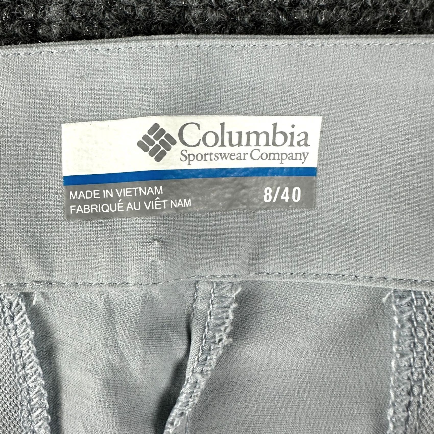 Vintage Columbia PFG Pants Womens 8 Gray Stretch Flat Front Zip Fly Pockets Fishing Gear Pants Size 30" / US 8 / IT 44 - 5 Thumbnail