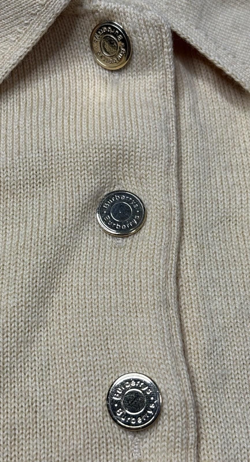 Burberry Burberry Sweater Womens 44 US Large Merino Wool Spain FLAW Size L / US 10 / IT 46 - 5 Thumbnail