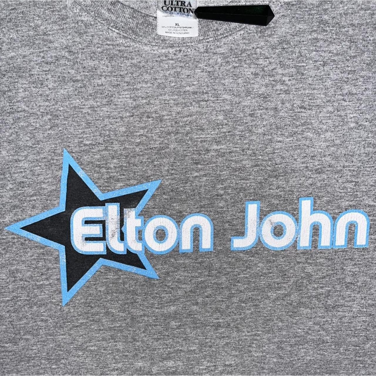 Vintage Vintage Elton John Y2K Star Fabulous Gay LGBTQ+ Band T-Shirt Size US XL / EU 56 / 4 - 4 Thumbnail