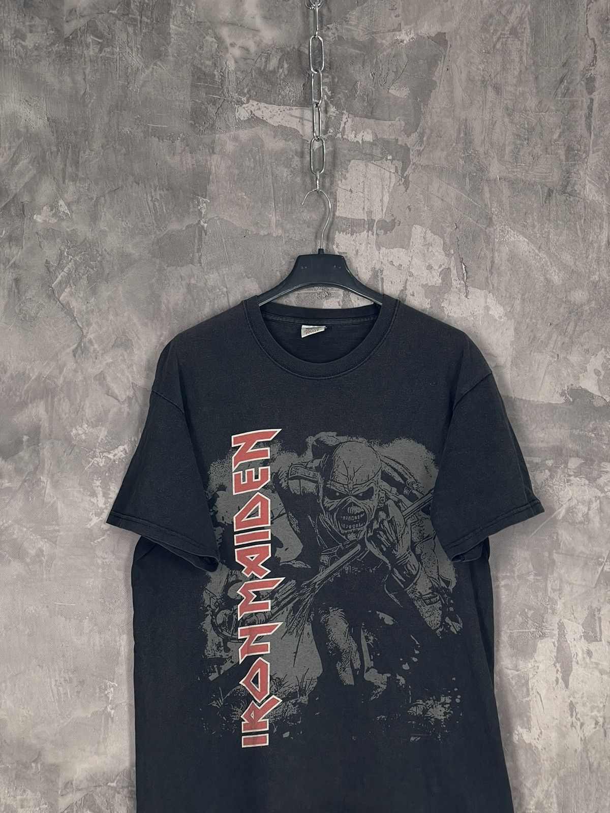 Band Tees Y2K Iron Maiden 00s Faded Stonewashed Promo T shirt Size US L / EU 52-54 / 3 - 2 Thumbnail