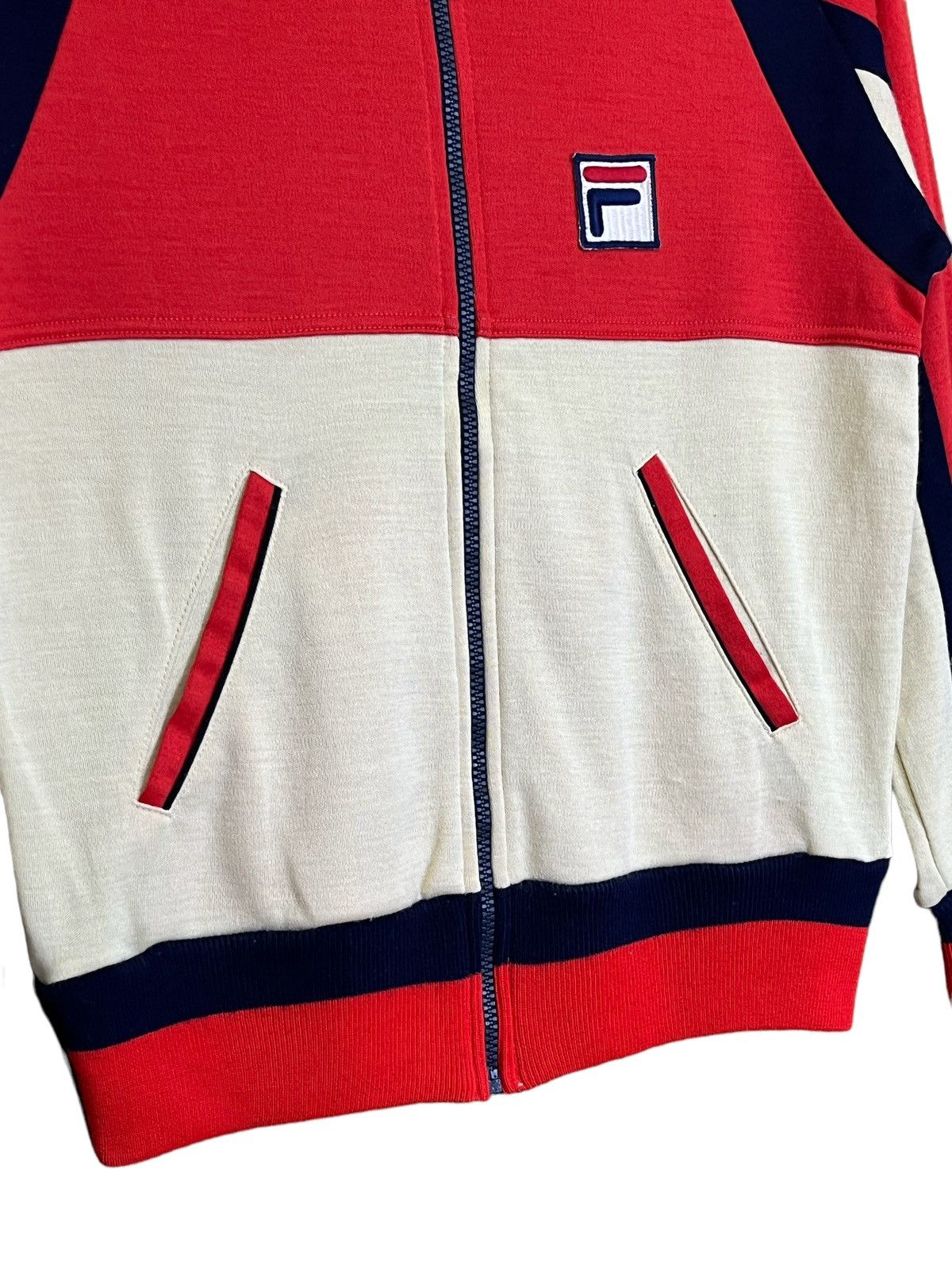 Fila RARE🔥VINTAGE 80s FILA ‘MAGLIFICIO BIELLESE’ TRACK TOP Size US S / EU 44-46 / 1 - 5 Thumbnail