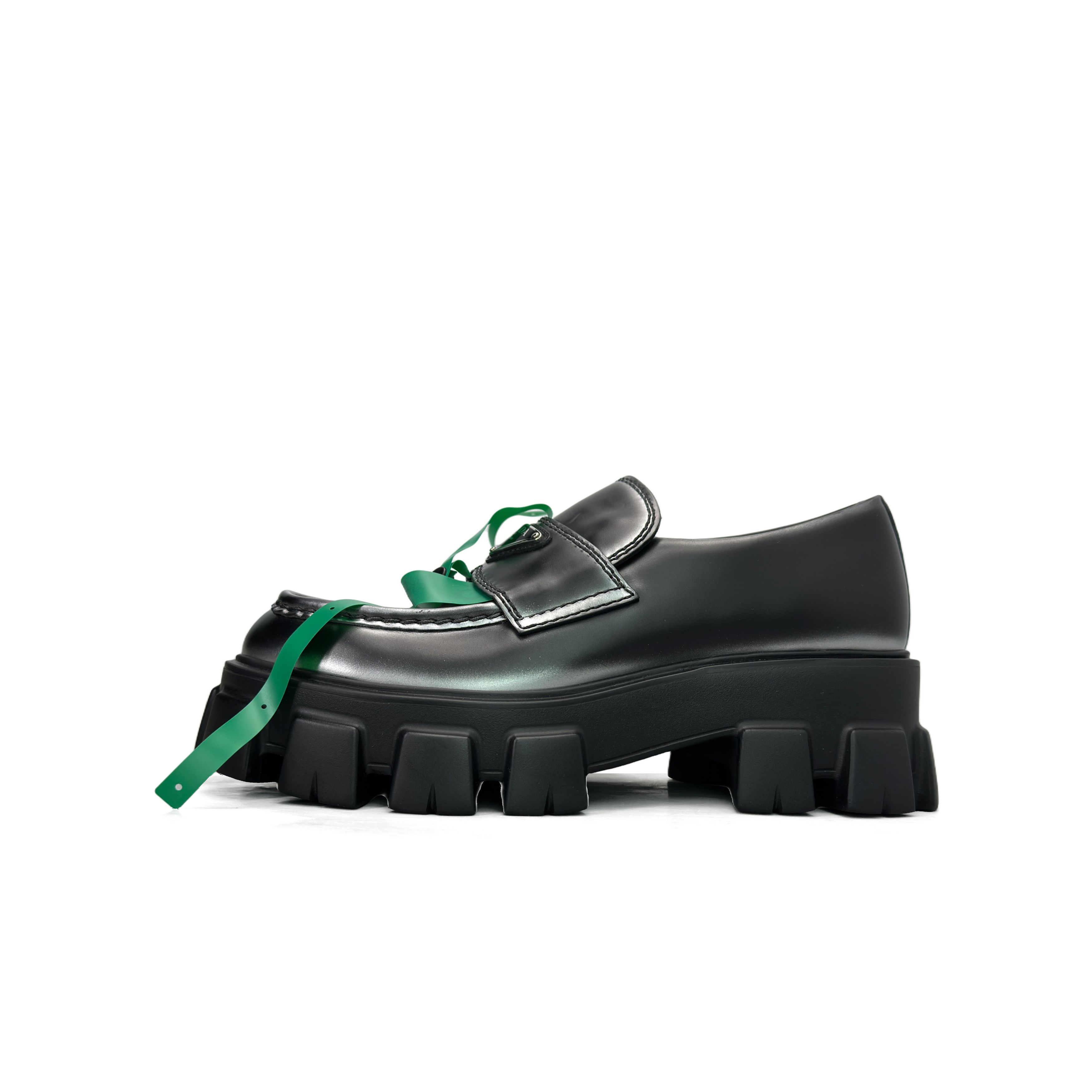 Prada Prada Monolith Leather Loafers Size 6.5 Size US 6 / EU 39 - 1 Thumbnail