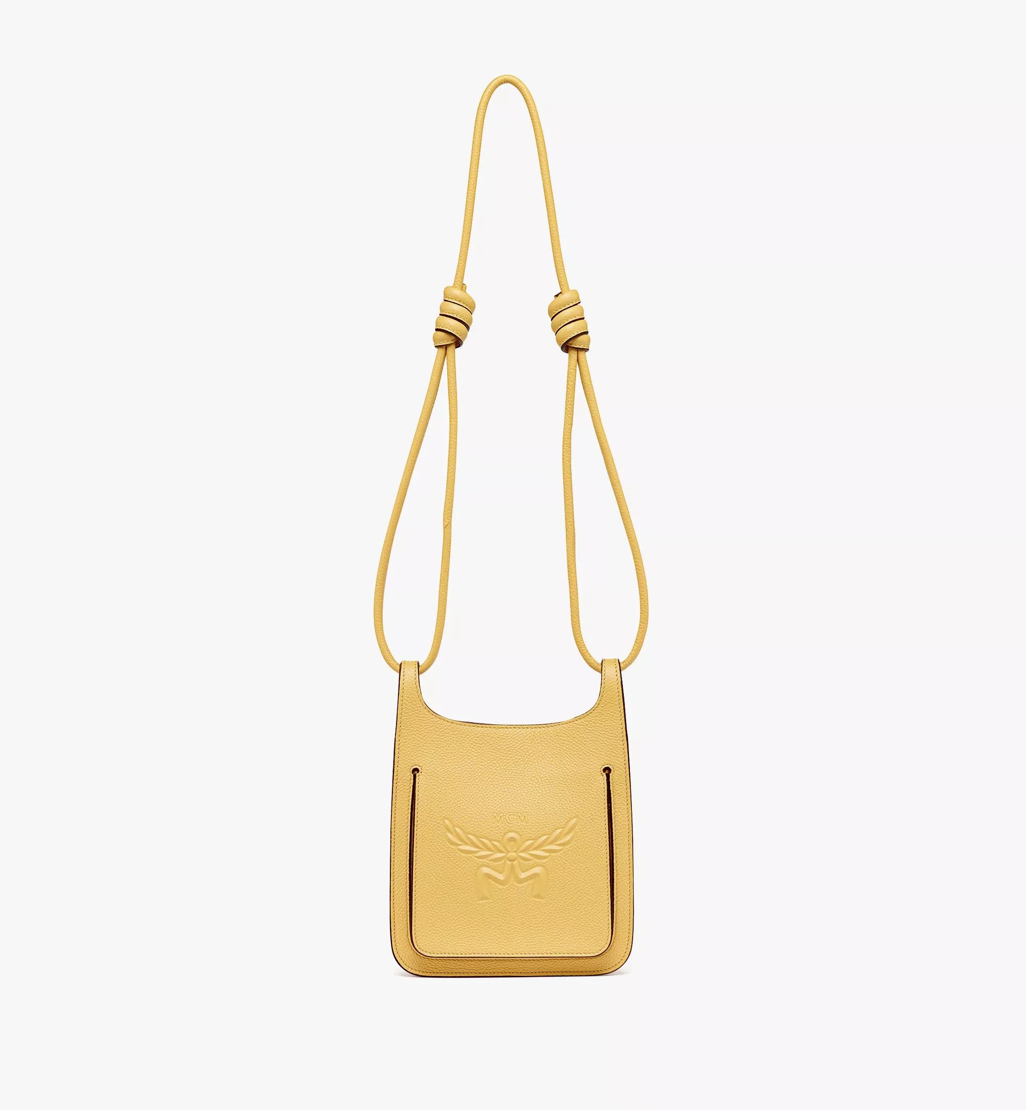 MCM o1mt1gz1224 Size: OS / Hobo Mini Wallet in Corn Yellow Size ONE SIZE - 1 Thumbnail