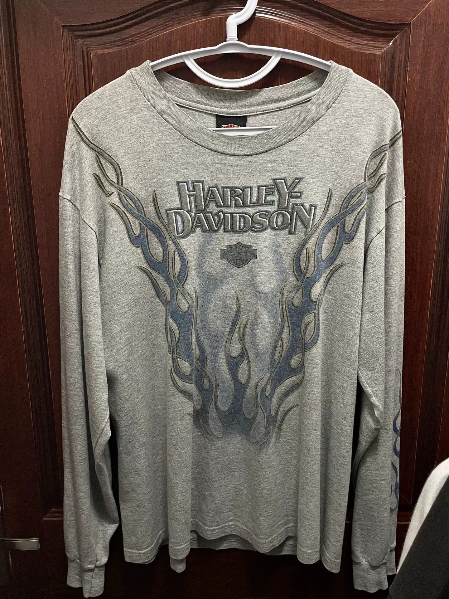 Vintage Vintage 90s Harley Davidson Flame Size US M / EU 48-50 / 2 - 1 Thumbnail